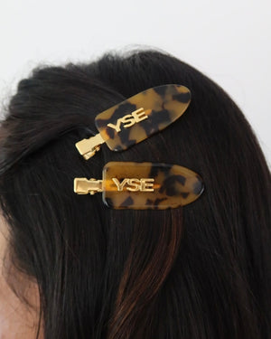 Crease-Free Tortoiseshell Hair Clips
